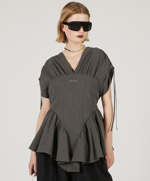 とっておきし福袋 バルーンペプラムチュニック / Balloon Peplum Tunic トップス