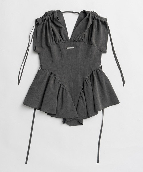 バルーンペプラムチュニック / Balloon Peplum Tunic