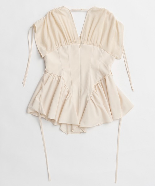 バルーンペプラムチュニック / Balloon Peplum Tunic