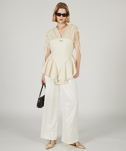 バルーンペプラムチュニック / Balloon Peplum Tunic
