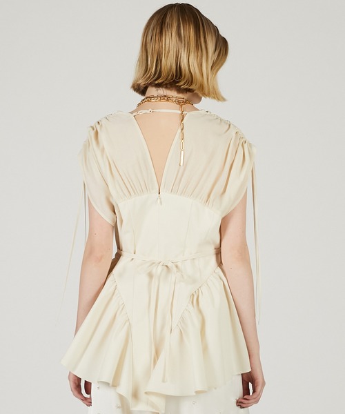 バルーンペプラムチュニック / Balloon Peplum Tunic