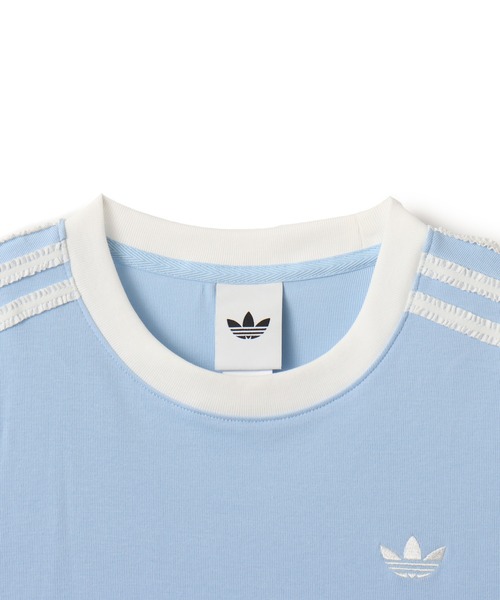 adidas RUFFLE 3S TEE / アディダス ラッフル スリーストライプ