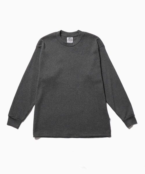 ROOPTOKYO(ループトウキョウ)の「PRO5/プロファイブ L/S THERMAL サーマルTシャツ 長袖カットソー ヘビーウェイト(Tシャツ/カットソー・メンズ・チャコール/ブラウン・XL)」の4枚目の写真