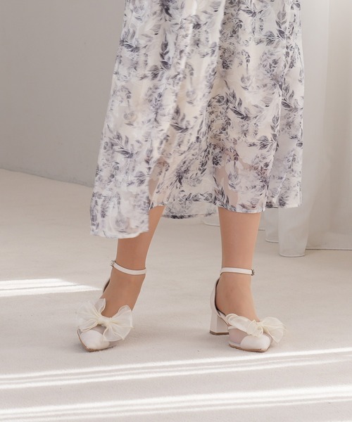 ASTORIA ODIER（アストリアオディール）の「リボン２wayセパレートパンプス（パンプス・レディース・イエロー/アイボリー/ブラック・MEDIUM/LARGE/SMALL）」の19枚目の写真