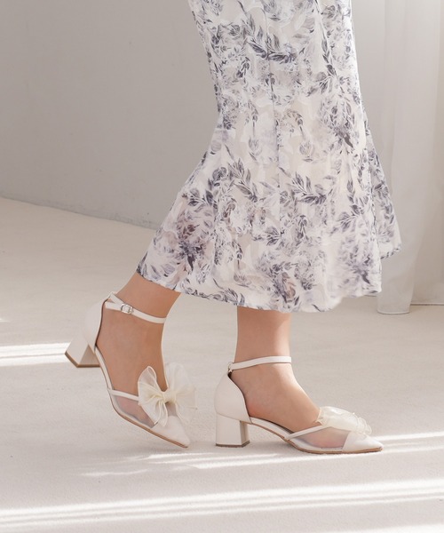 ASTORIA ODIER（アストリアオディール）の「リボン２wayセパレートパンプス（パンプス・レディース・イエロー/アイボリー/ブラック・MEDIUM/LARGE/SMALL）」の20枚目の写真