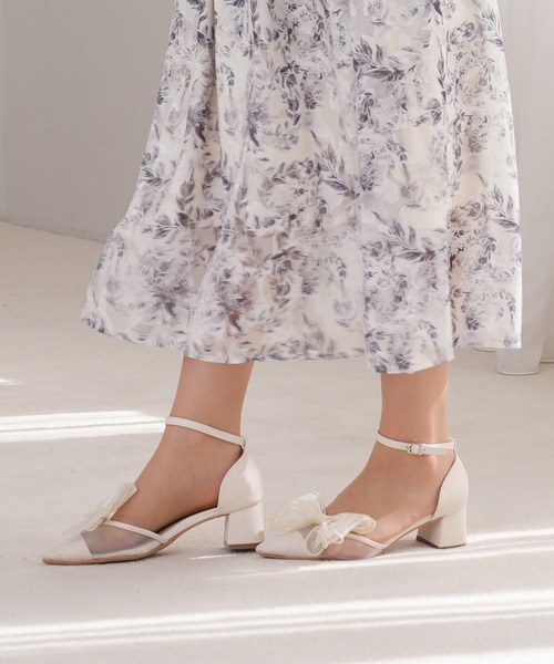 ASTORIA ODIER（アストリアオディール）の「リボン２wayセパレートパンプス（パンプス・レディース・イエロー/アイボリー/ブラック・MEDIUM/LARGE/SMALL）」の21枚目の写真