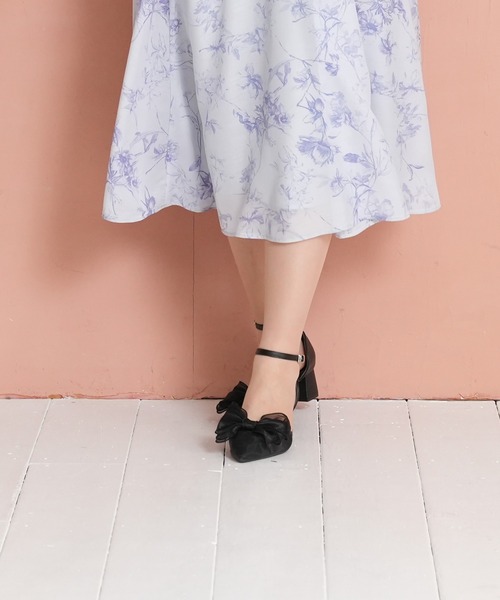 ASTORIA ODIER（アストリアオディール）の「リボン２wayセパレートパンプス（パンプス・レディース・イエロー/アイボリー/ブラック・MEDIUM/LARGE/SMALL）」の4枚目の写真