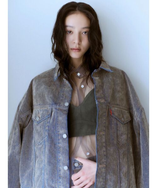 Ungrid（アングリッド）の「フェイクスウェードデザインビスチェ（キャミソール・レディース・ブラウン/チャコールグレー・FREE）」の20枚目の写真