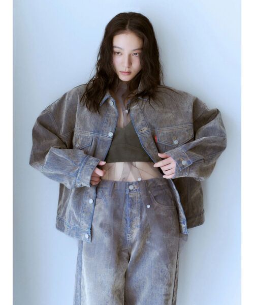 Ungrid（アングリッド）の「フェイクスウェードデザインビスチェ（キャミソール・レディース・ブラウン/チャコールグレー・FREE）」の21枚目の写真