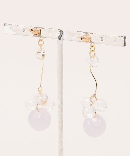 tone(トーン)の「【petitclover】flune(MA)(ピアス(両耳用)・レディース・ゴールド・FREE)」の3枚目の写真