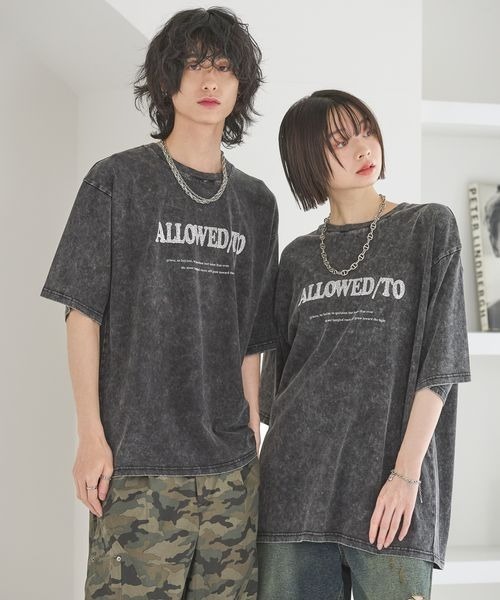 Anui（アニュイ）の「【UNISEX/2サイズ展開】ダストビンテージTシャツ（Tシャツ/カットソー・レディース・チョコ/ブラック・MEDIUM/LARGE）」の4枚目の写真
