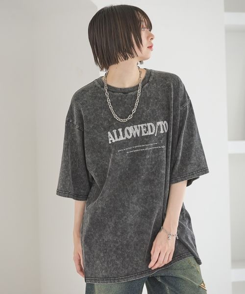 Anui（アニュイ）の「【UNISEX/2サイズ展開】ダストビンテージTシャツ（Tシャツ/カットソー・レディース・チョコ/ブラック・MEDIUM/LARGE）」の7枚目の写真