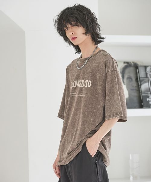 Anui（アニュイ）の「【UNISEX/2サイズ展開】ダストビンテージTシャツ（Tシャツ/カットソー・レディース・チョコ/ブラック・MEDIUM/LARGE）」の11枚目の写真