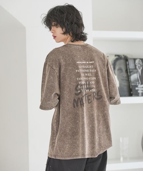 Anui（アニュイ）の「【UNISEX/2サイズ展開】ダストビンテージTシャツ（Tシャツ/カットソー・レディース・チョコ/ブラック・MEDIUM/LARGE）」の12枚目の写真