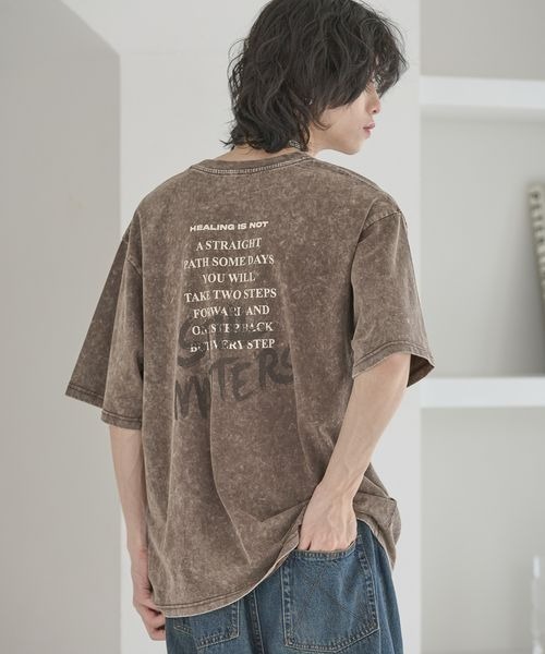 Anui（アニュイ）の「【UNISEX/2サイズ展開】ダストビンテージTシャツ（Tシャツ/カットソー・レディース・チョコ/ブラック・MEDIUM/LARGE）」の16枚目の写真