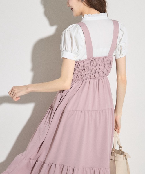 COCOsovティアードワンピース tomorrow…♡ 】 ＿＿＿＿＿＿ ⁡ ⁡ #ギャザードロストティアード