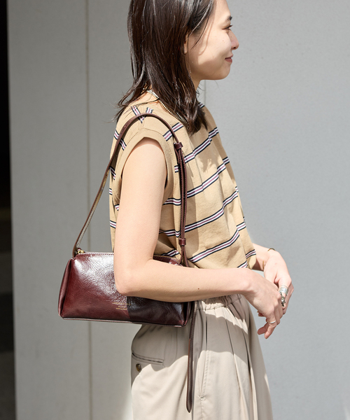 JOURNAL STANDARD(ジャーナルスタンダード)の「《追加3》汗ジミ防止天竺ボーダーノースリーブ(Tシャツ/カットソー・レディース・ベージュ系その他/ブラウン/ネイビー/グリーン系その他・FREE)」の17枚目の写真