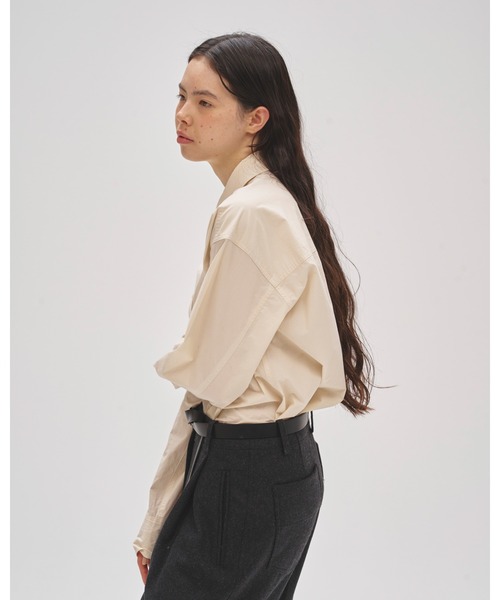 TODAYFUL（トゥデイフル）の「Typewriter Box Shirts（シャツ/ブラウス・レディース・ブラック/オリーブ/ピンクベージュ/キナリ・FREE）」の7枚目の写真