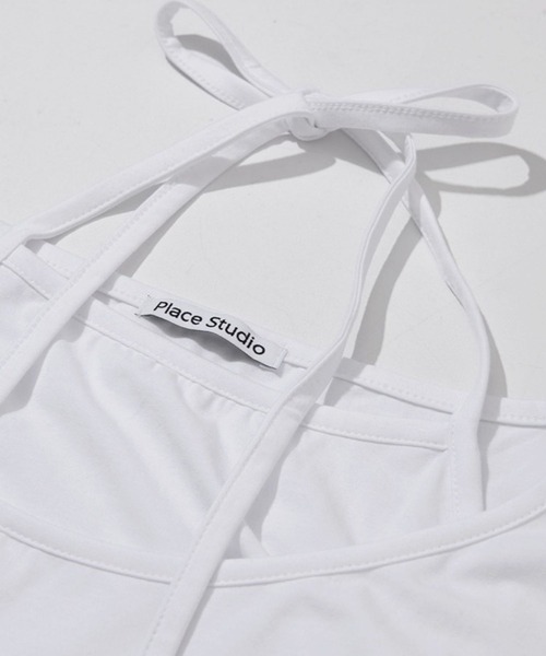 PLACE STUDIO／レイヤードドットフリルT（Tシャツ/カットソー