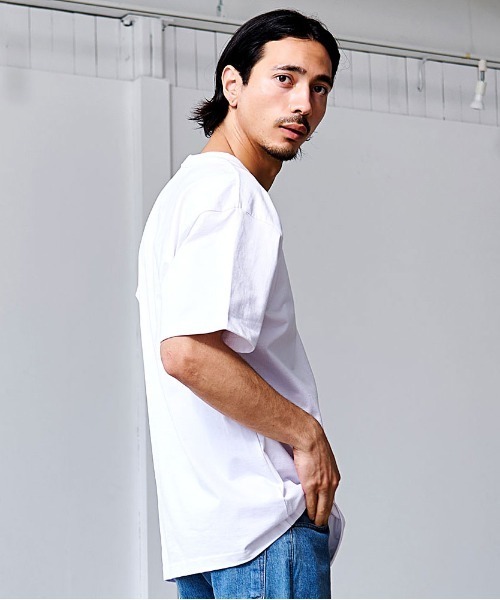 SILVER BULLET(シルバーバレット)の「『SILVER BULLET SELECT AP/シルバーバレットセレクト』NEWTRAL 9.8oz Super Heavy Essentials Tee(Tシャツ/カットソー・メンズ・ネイビー/A/ブラック/ホワイト・M/L/XL/S)」の7枚目の写真
