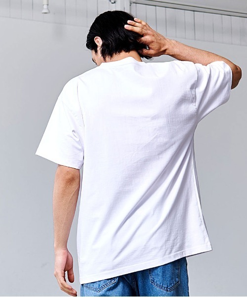 SILVER BULLET(シルバーバレット)の「『SILVER BULLET SELECT AP/シルバーバレットセレクト』NEWTRAL 9.8oz Super Heavy Essentials Tee(Tシャツ/カットソー・メンズ・ネイビー/A/ブラック/ホワイト・M/L/XL/S)」の8枚目の写真