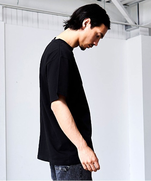 SILVER BULLET(シルバーバレット)の「『SILVER BULLET SELECT AP/シルバーバレットセレクト』NEWTRAL 9.8oz Super Heavy Essentials Tee(Tシャツ/カットソー・メンズ・ネイビー/A/ブラック/ホワイト・M/L/XL/S)」の11枚目の写真