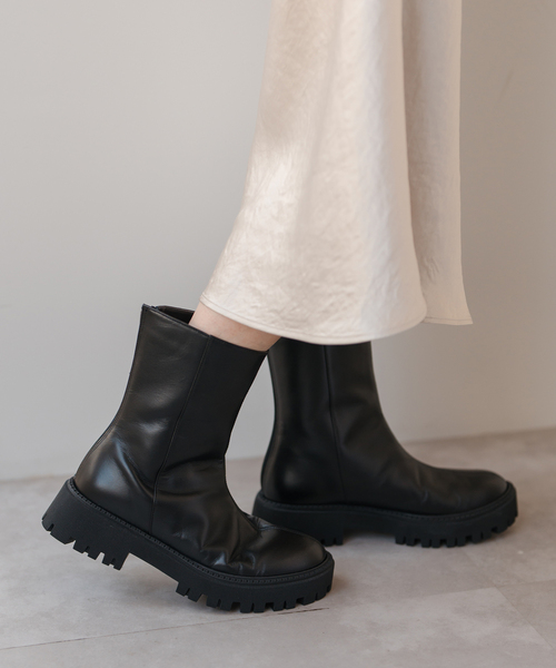 Spick & Span(スピックアンドスパン)の「Spick & Span ショートブーツ(ブーツ・レディース・ブラック・36/37/38)」の2枚目の写真