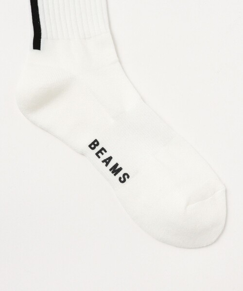 BEAMS(ビームス)の「バックライン ソックス③(ソックス/靴下・メンズ・ブラック/ホワイト/ホワイト系その他2/ブラック系その他4・ONE SIZE)」の6枚目の写真