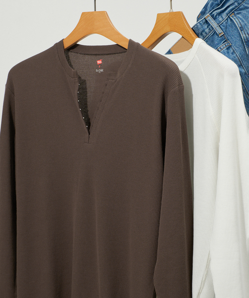 セール】HANES/ヘインズ SLOBE別注 WAFFLE 2パックカットソー（Tシャツ