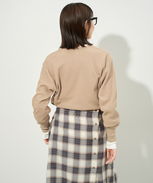 セール】HANES/ヘインズ SLOBE別注 WAFFLE 2パックカットソー（Tシャツ