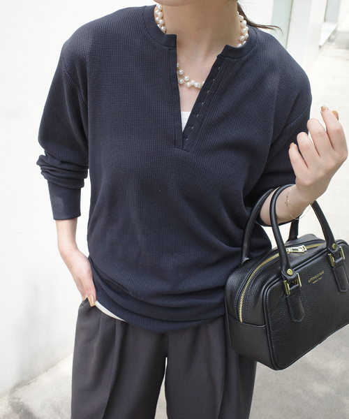 HANES/ヘインズ SLOBE別注 WAFFLE 2パックカットソー（Tシャツ