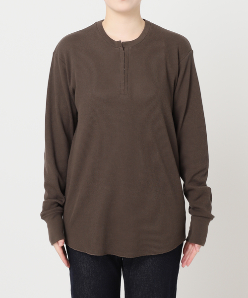 【新品未使用】ヘインズ SLOBE別注 WAFFLE 2パックカットソー セール】HANES/ヘインズ SLOBE別注 WAFFLE 2パックカットソー（Tシャツ