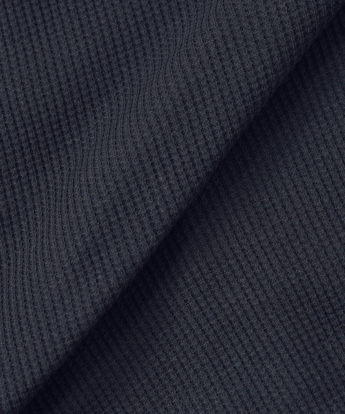 HANES（ヘインズ）の「HANES/ヘインズ SLOBE別注 WAFFLE 2パックカットソー（Tシャツ/カットソー・レディース・ベージュ/ネイビー/チョコ/グレー・FREE）」の16枚目の写真