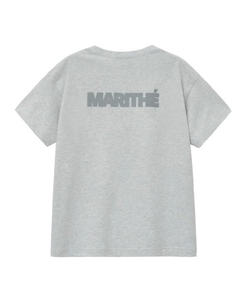 MARITHE + FRANCOIS GIRBAUD(マリテフランソワジルボー)の「UNION LOGO TEE(Tシャツ/カットソー・レディース・ヘザーグレー/ネイビー/ホワイト・SMALL/MEDIUM/LARGE/X-LARGE)」の3枚目の写真