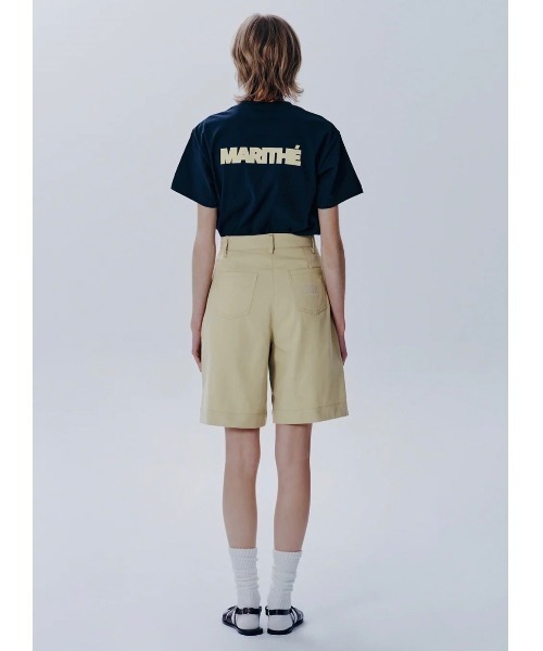 さらに100円引き◆MARITHE◆UNION LOGO TEE UNION LOGO TEE(Tシャツ/カットソー)|MARITHE + FRANCOIS