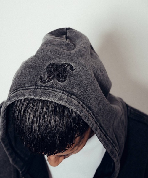 Subciety（サブサエティ）の「Double zip hoodie（パーカー・メンズ・バーガンディー/グレー/ブラック・X-LARGE/SMALL/MEDIUM/LARGE）」の12枚目の写真