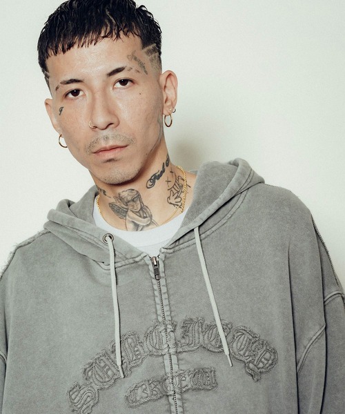 Subciety（サブサエティ）の「Double zip hoodie（パーカー・メンズ・バーガンディー/グレー/ブラック・X-LARGE/SMALL/MEDIUM/LARGE）」の17枚目の写真