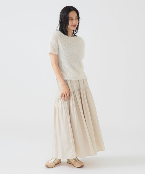 B:MING by BEAMS（ビーミングバイビームス）の「【手洗いOK】カール シャギー Tシャツ（Tシャツ/カットソー・レディース・ホワイト系その他5/ブラック/ブラウン/ブルー系その他・ONE SIZE）」の22枚目の写真