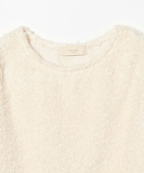 B:MING by BEAMS（ビーミングバイビームス）の「【手洗いOK】カール シャギー Tシャツ（Tシャツ/カットソー・レディース・ホワイト系その他5/ブラック/ブラウン/ブルー系その他・ONE SIZE）」の10枚目の写真