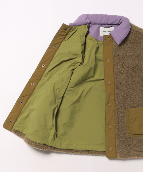 BOBO CHOSES（ボボショーズ）の「Bobo Choses sheepskin coat（ブルゾン・キッズ・ライトブラウン・6-7YEAR/4-5YEAR/2-3YEAR/10-11y/8-9y/12-13y）」の12枚目の写真