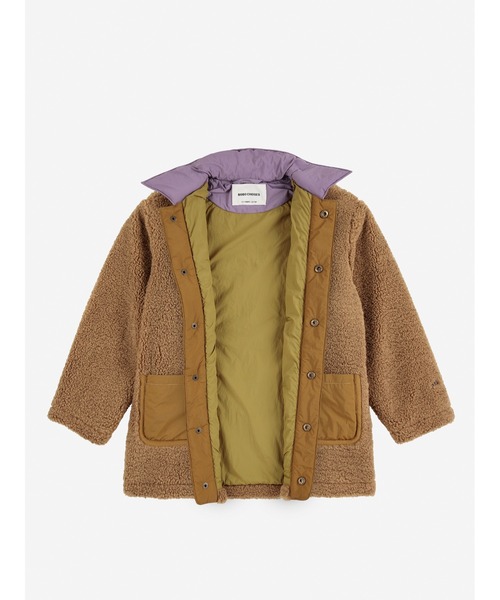 BOBO CHOSES（ボボショーズ）の「Bobo Choses sheepskin coat（ブルゾン・キッズ・ライトブラウン・6-7YEAR/4-5YEAR/2-3YEAR/10-11y/8-9y/12-13y）」の4枚目の写真