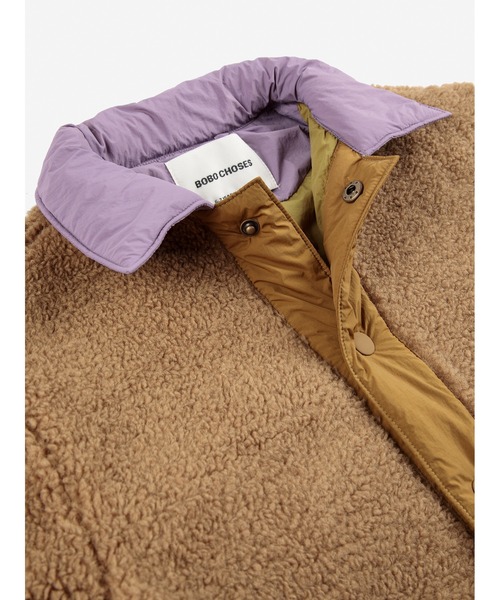 BOBO CHOSES（ボボショーズ）の「Bobo Choses sheepskin coat（ブルゾン・キッズ・ライトブラウン・6-7YEAR/4-5YEAR/2-3YEAR/10-11y/8-9y/12-13y）」の5枚目の写真