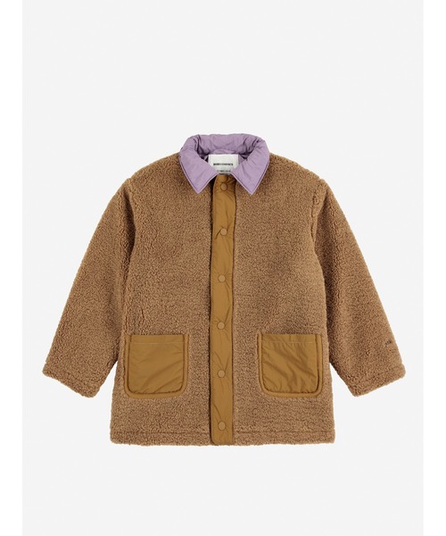 BOBO CHOSES（ボボショーズ）の「Bobo Choses sheepskin coat（ブルゾン・キッズ・ライトブラウン・6-7YEAR/4-5YEAR/2-3YEAR/10-11y/8-9y/12-13y）」の2枚目の写真