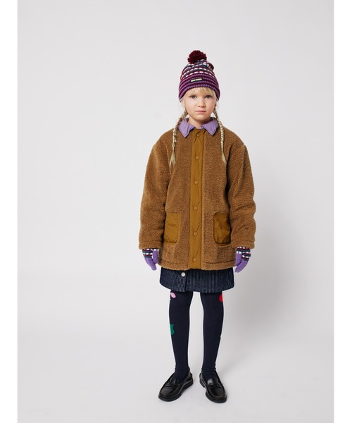 BOBO CHOSES（ボボショーズ）の「Bobo Choses sheepskin coat（ブルゾン・キッズ・ライトブラウン・6-7YEAR/4-5YEAR/2-3YEAR/10-11y/8-9y/12-13y）」の9枚目の写真