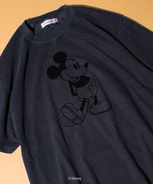 GOOD ROCK SPEED | 【GOOD ROCK SPEED】MICKEY / フロッキープリントTシャツ(Tシャツ/カットソー)