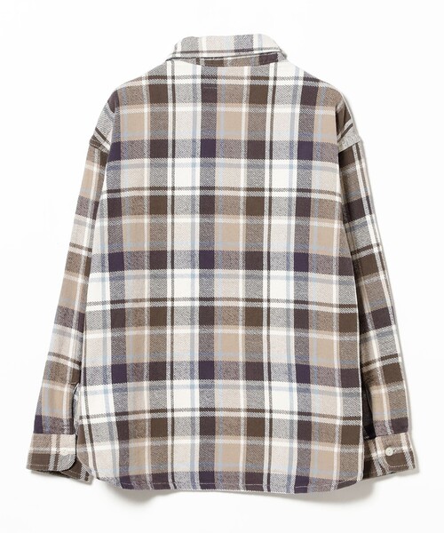 BEAMS BOY（ビームスボーイ）の「【2/5再値下げ】ワーク チェック シャツ（シャツ/ブラウス・レディース・グレー/アイボリー/ブルー・2/1）」の12枚目の写真