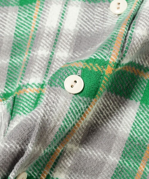 BEAMS BOY（ビームスボーイ）の「【2/5再値下げ】ワーク チェック シャツ（シャツ/ブラウス・レディース・グレー/アイボリー/ブルー・2/1）」の16枚目の写真