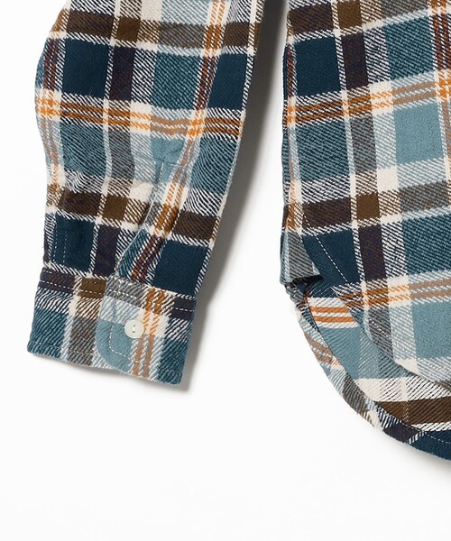 BEAMS BOY（ビームスボーイ）の「【2/5再値下げ】ワーク チェック シャツ（シャツ/ブラウス・レディース・グレー/アイボリー/ブルー・2/1）」の19枚目の写真