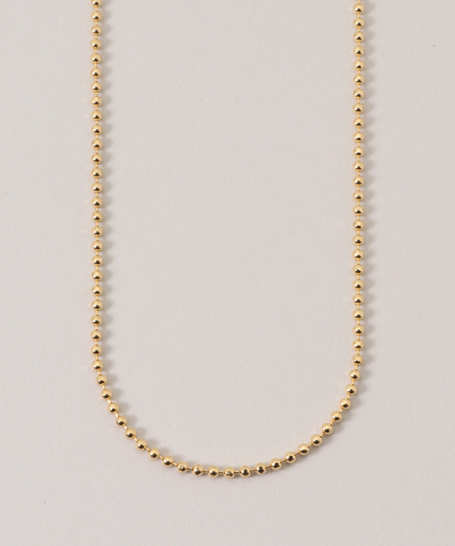 SLOBE IENA(スローブイエナ)の「Theia Jewelry/テイア ジュエリー ボールチェーンネックレス 82200N0013(ネックレス・レディース・ゴールド・FREE)」の3枚目の写真