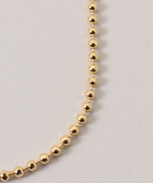 SLOBE IENA(スローブイエナ)の「Theia Jewelry/テイア ジュエリー ボールチェーンネックレス 82200N0013(ネックレス・レディース・ゴールド・FREE)」の8枚目の写真